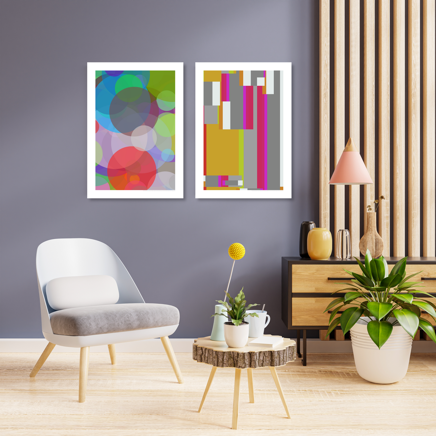 Wall Art - Transparent Circles 8223