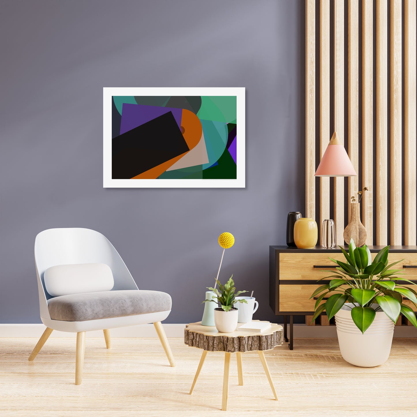 Shop generative modern abstract art poster