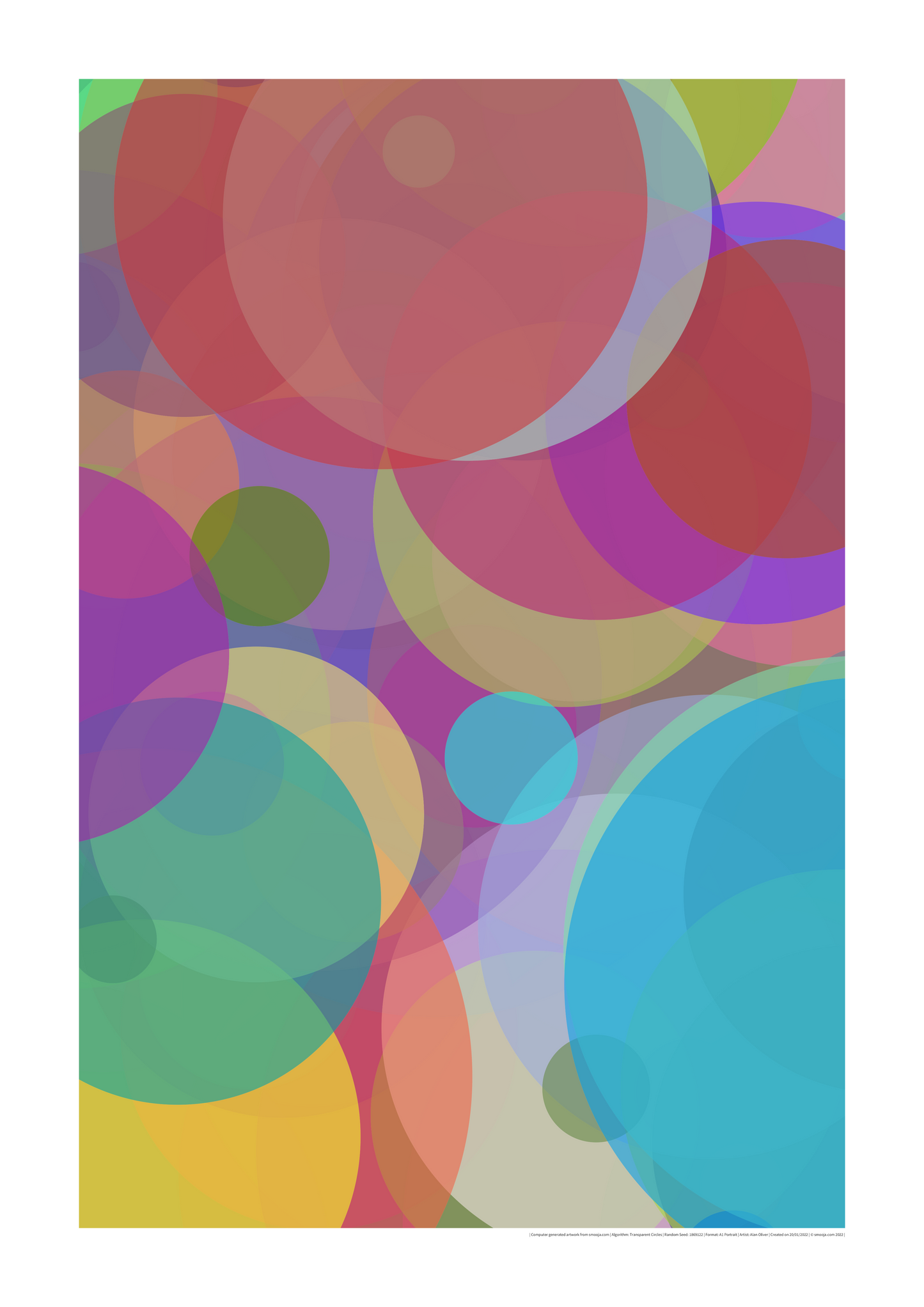 Shop generative modern abstract art poster